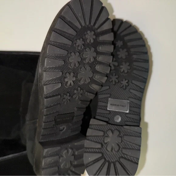 Barneys New York Long Suede + Shearling Boots (like new condition) - Picture 7 of 12